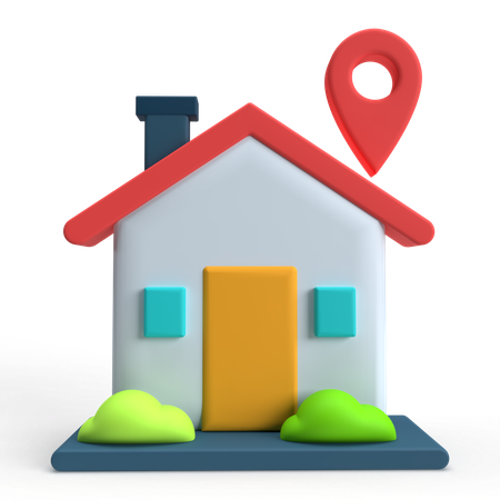 Home Location  3D Icon