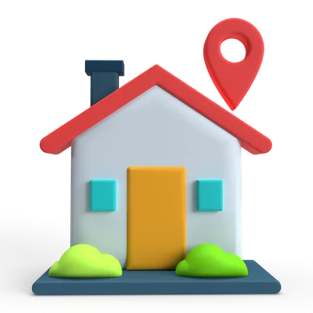 Home Location  3D Icon