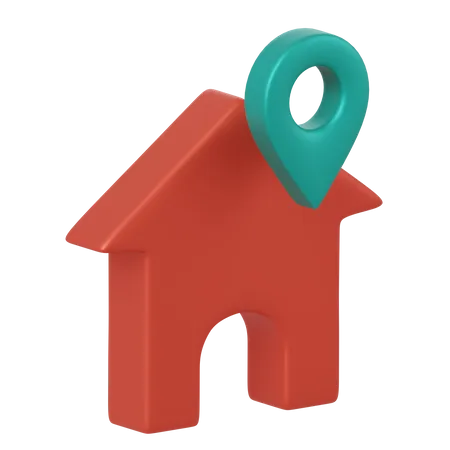 Home Location  3D Icon