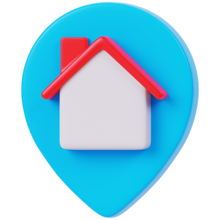 Home Location  3D Icon