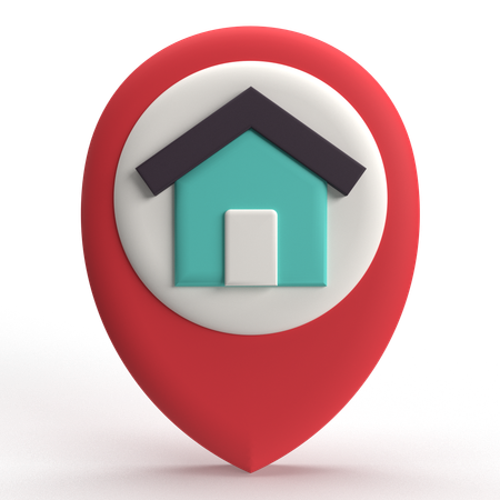 Home Location  3D Icon