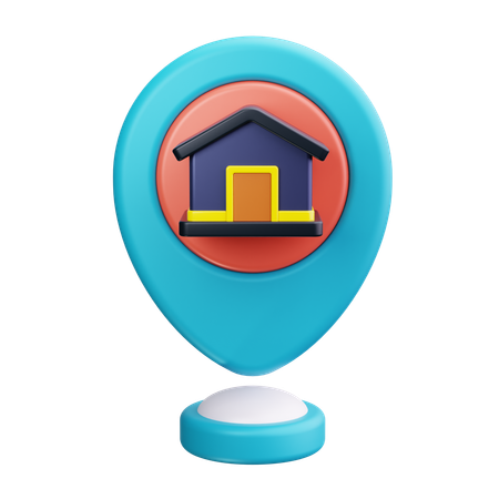 Home Location  3D Icon