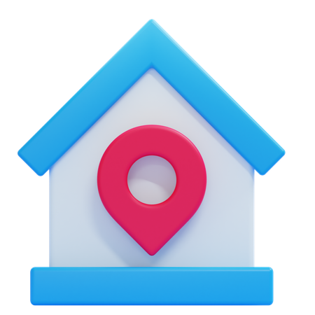 Home Location  3D Icon