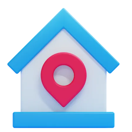 Home Location  3D Icon