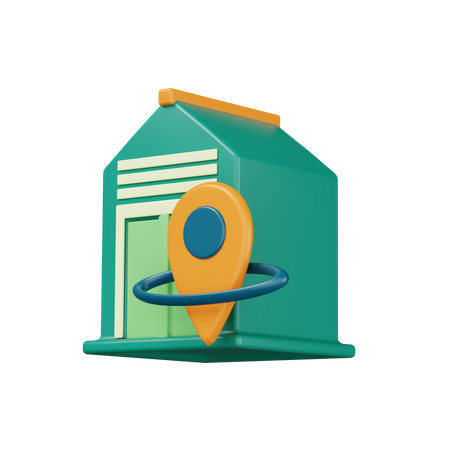 Home Location  3D Icon