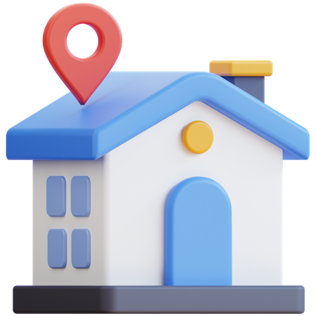 Home Location  3D Icon