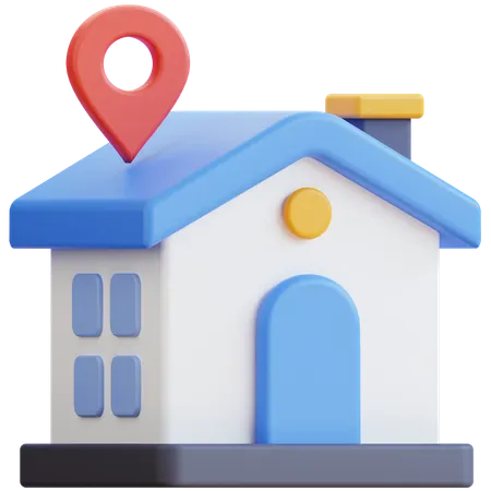 Home Location  3D Icon