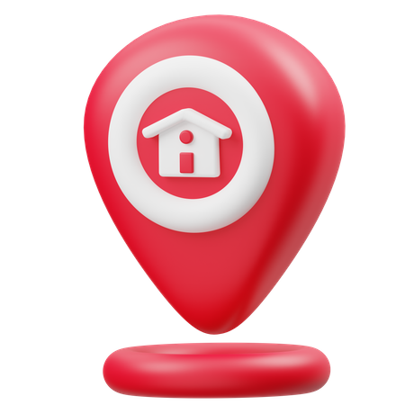 Home Location  3D Icon