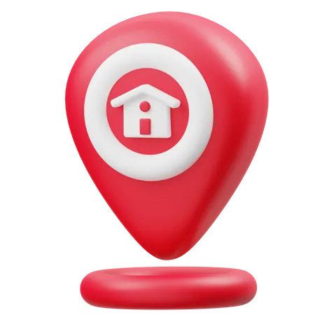 Home Location  3D Icon