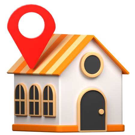 Home Location  3D Icon