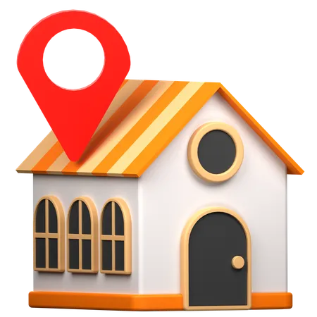 Home Location  3D Icon