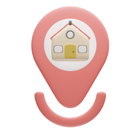 Home Location  3D Icon