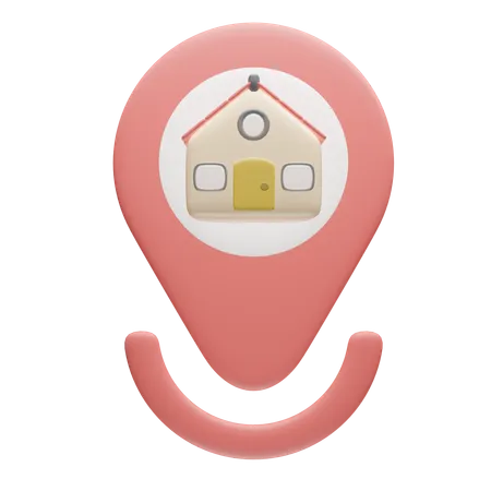 Home Location  3D Icon