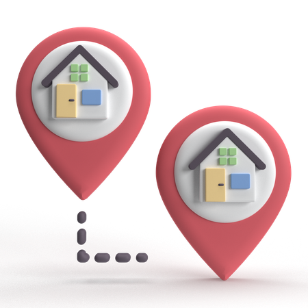 Home Location  3D Icon