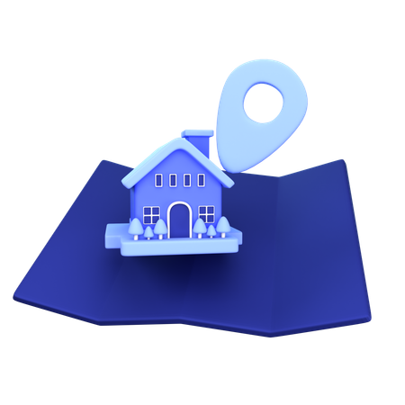 Home Location  3D Icon