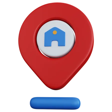 Home Location  3D Icon