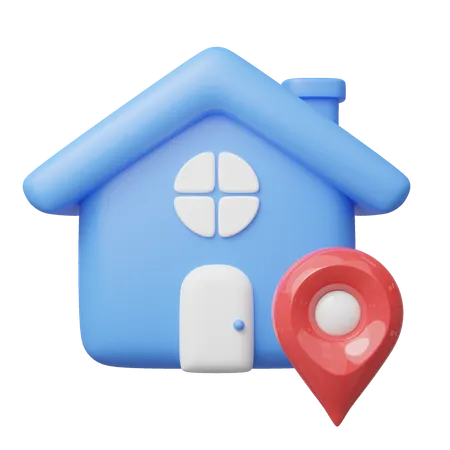 Home Location  3D Icon