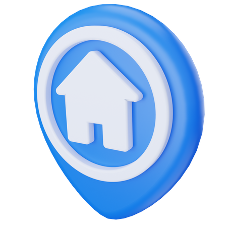 Home Location  3D Icon