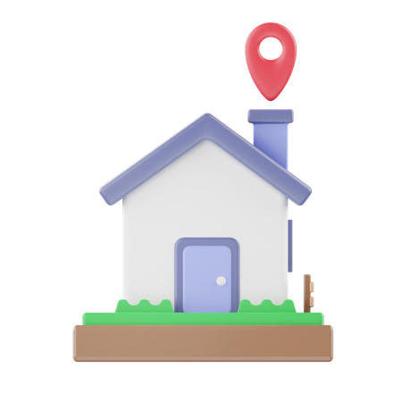 Home Location  3D Icon