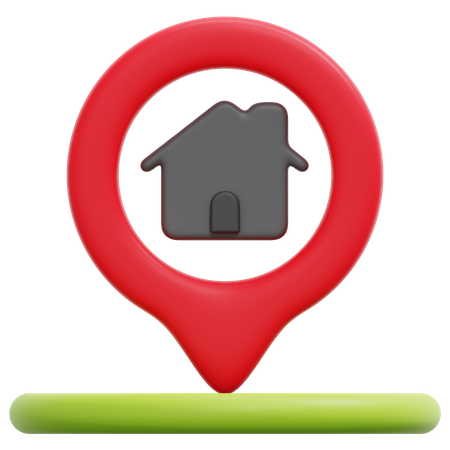 Home Location  3D Icon