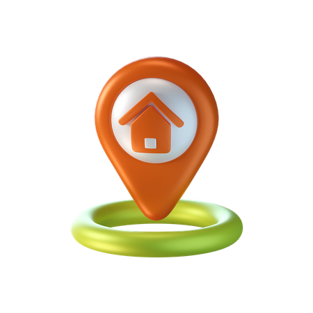 Home Location  3D Icon