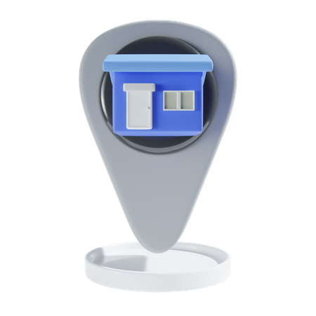 Home Location  3D Icon