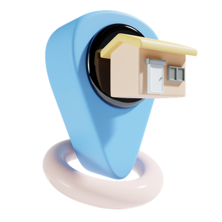 Home Location  3D Icon