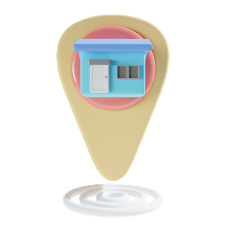 Home Location  3D Icon