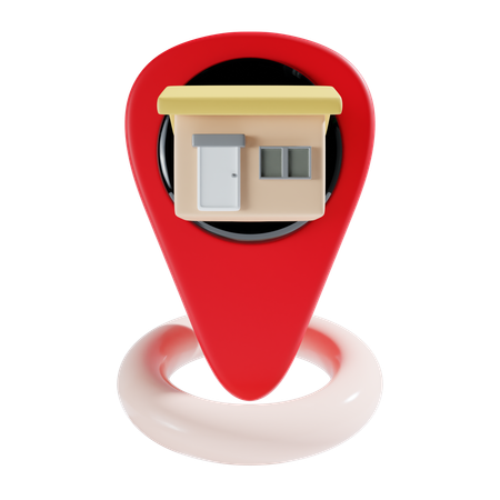 Home Location  3D Icon