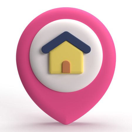 Home Location  3D Icon