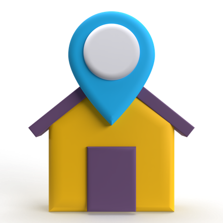 Home Location  3D Icon