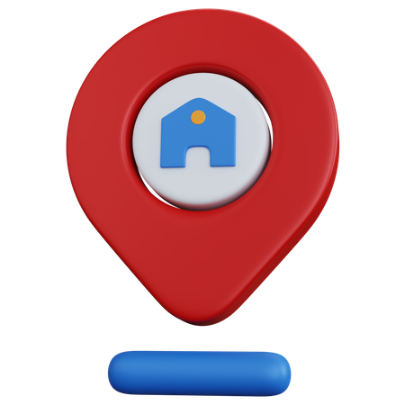 Home Location 3D Icon
