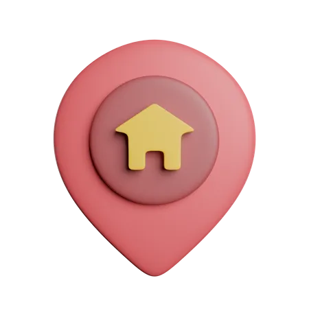 Home Placeholder Location 3D Icon