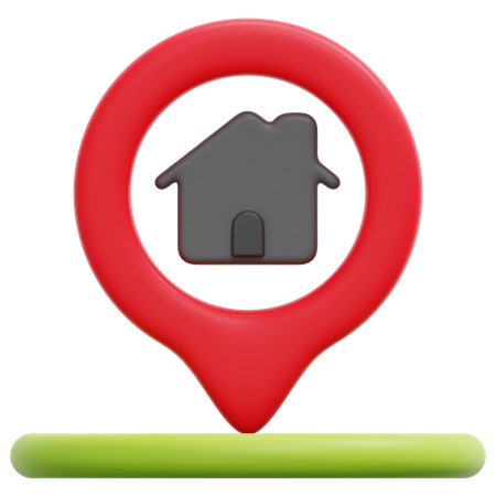 Home Location 3D Icon
