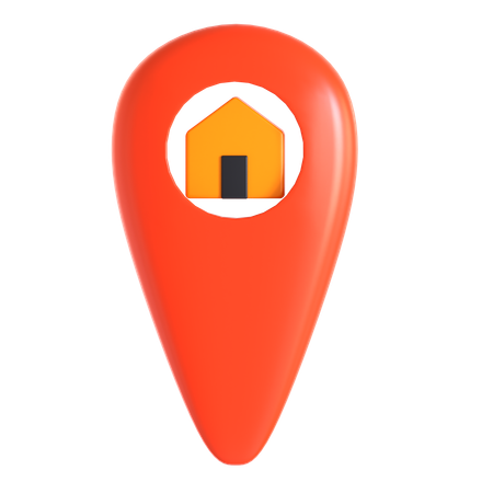 Home Location Pinpoint  3D Icon