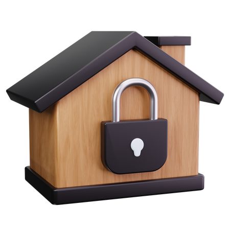 Home Lock  3D Icon
