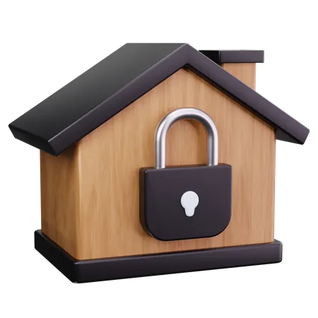 Home Lock  3D Icon