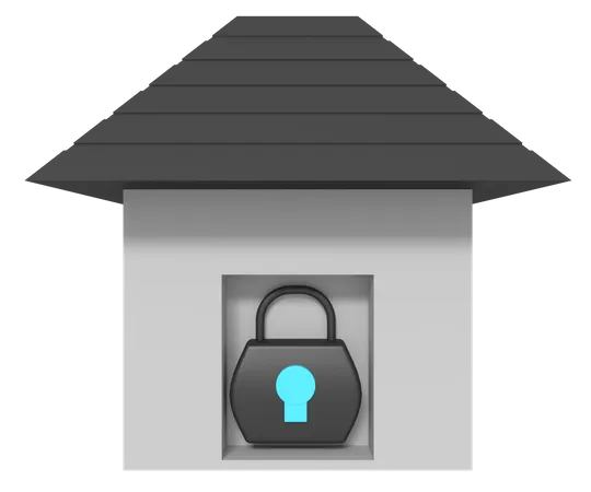 Home Lock  3D Icon