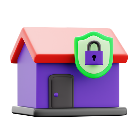 Home Lock  3D Icon