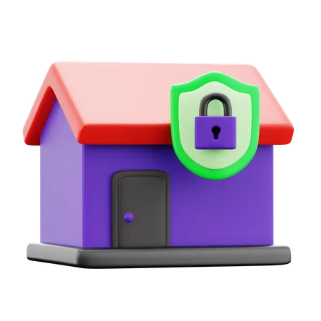 Home Lock  3D Icon