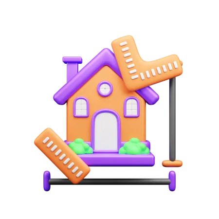 Heimmessung  3D Icon