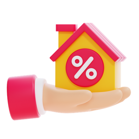 HOME MORTGAGE  3D Icon