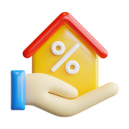 Home Mortgage  3D Icon