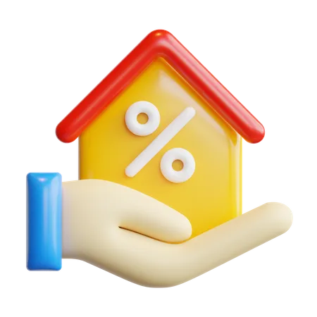 Home Mortgage  3D Icon