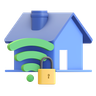 intelligent home 3d logo