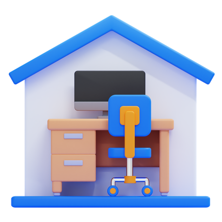 Home Office  3D Icon