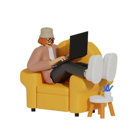 Home Office Edition  3D Illustration