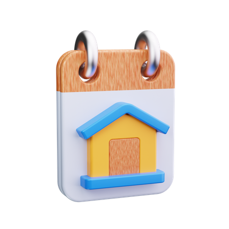 Home On List  3D Icon