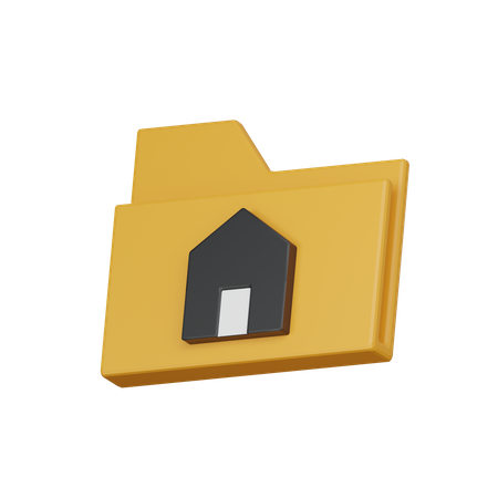 Home-Ordner  3D Icon