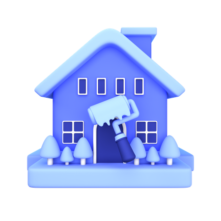 Home Paint  3D Icon